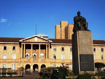 This photo of Kenya's Parliament and the statue of Kenyan leader Jomo Kenyatta was taken by Jim Slim.